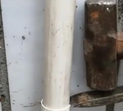 pvc管中間斷了拼接視頻分享，這個思路還是比較實用的！